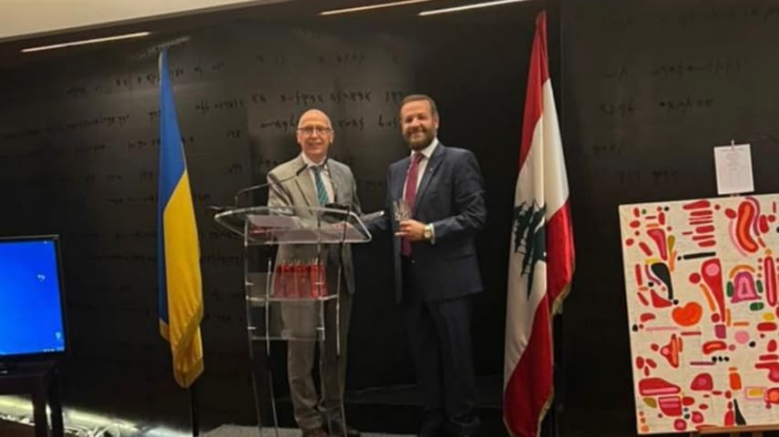 سفارة أوكرانيا في لبنان تكرم القنصل العام الاوكراني في سوريا تامر التونسي - صورة مميزة صورة مميزة: سفارة أوكرانيا في لبنان تكرم القنصل العام الاوكراني في سوريا تامر التونسي