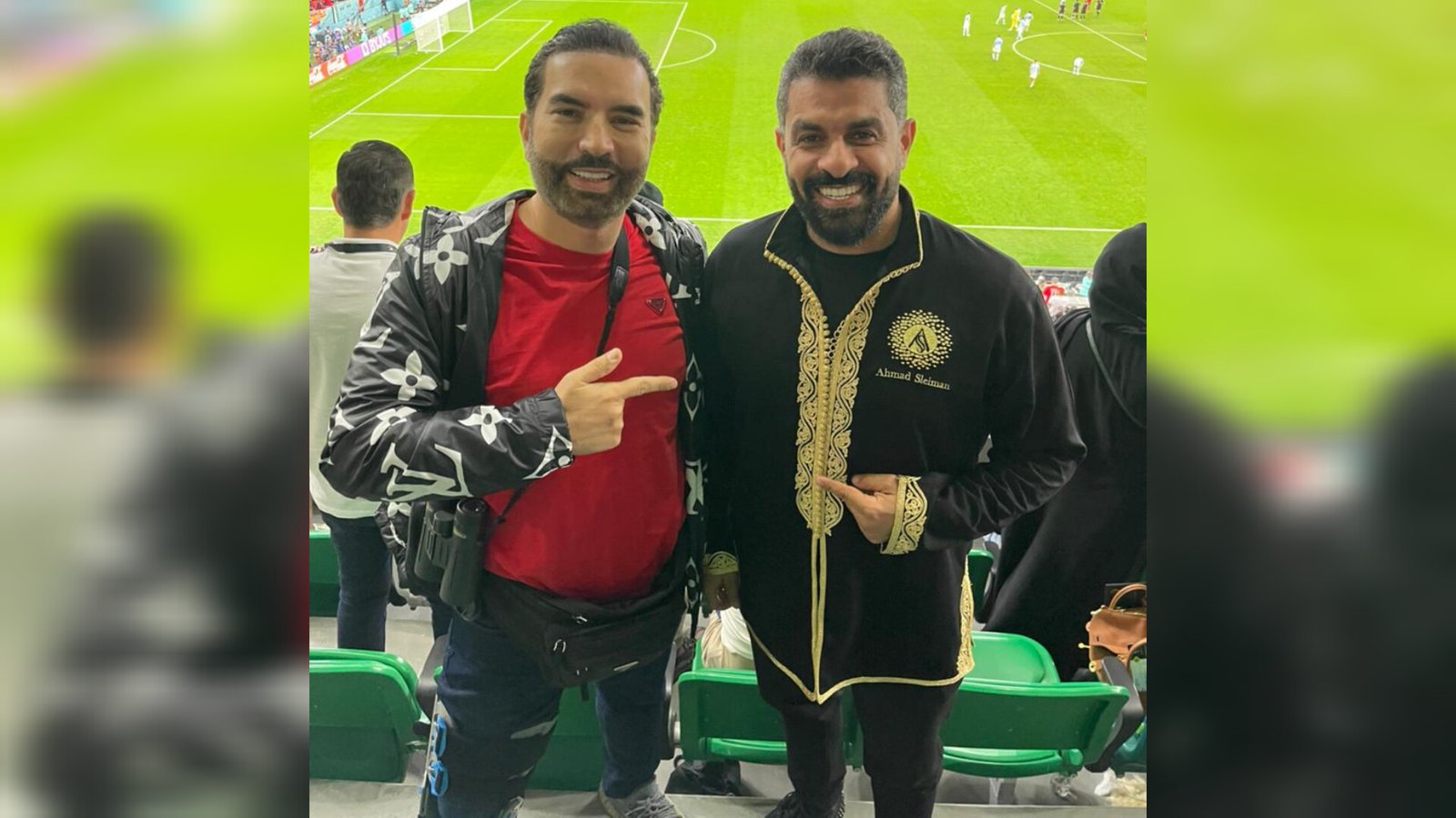 أحمد سليمان رفقة الدكتور سمايلي في ليلة تأهل المغرب - صورة مميزة صورة مميزة: أحمد سليمان رفقة الدكتور سمايلي في ليلة تأهل المغرب